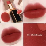 Tom Ford 設計師絲絨霧光唇膏 細黑管柔霧 #27 Shameless 試色