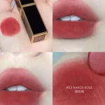 Tom Ford 設計師絲絨霧光唇膏 細黑管柔霧 #52 Naked Rose 試色