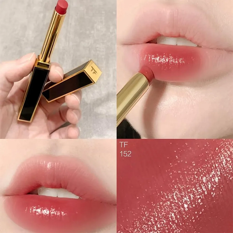 Tom Ford 超模黑跟緞光唇膏 #152 Rose Corset 試色